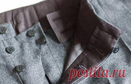 Застёжка на мужских брюках (подборка)
