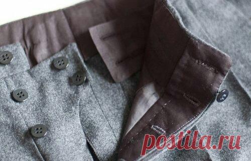 Застёжка на мужских брюках (подборка)