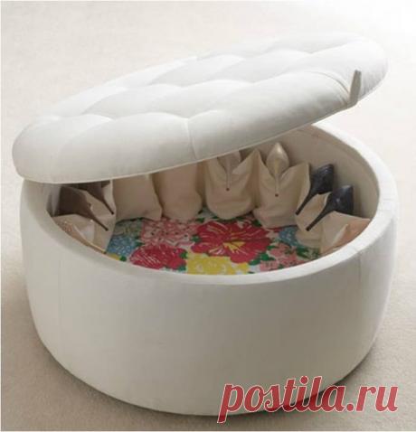 Идеи для маленьких квартир хранения вещей