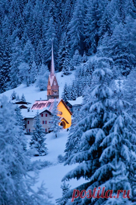 Life Is Beautiful — bluepueblo: Snow Forest, The Dolomites, Italy ...