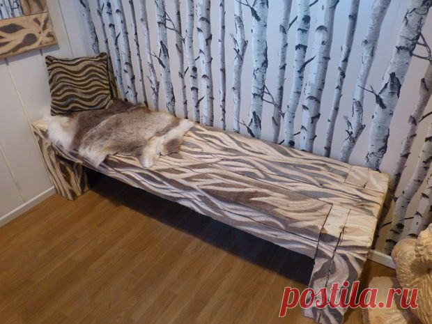 Что сделать из старых балок? Например, вот такую скамью...