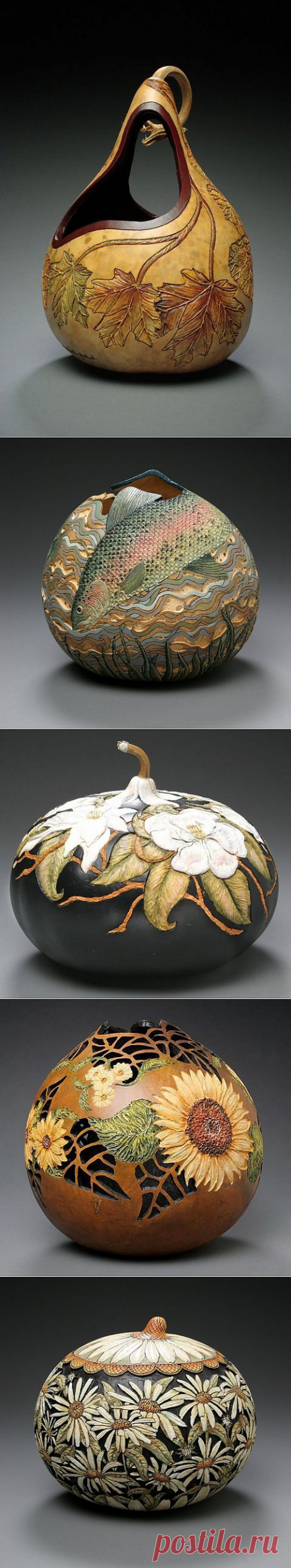 (+1) тема - Резьба по тыкве от Мэрилин Сандерленд (Marilyn Sunderland) | Искусство