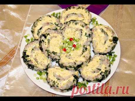 Вкуснотища из селедки! Новогоднее меню. Рецепт под видео. Домашний ресторан®