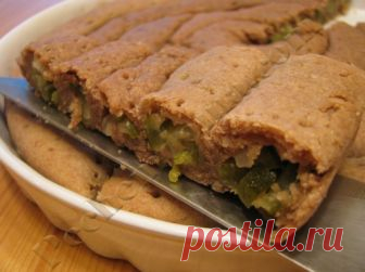 Ржаной пирог с солеными огурцами. Рецепт + видео от Ирины Хлебниковой