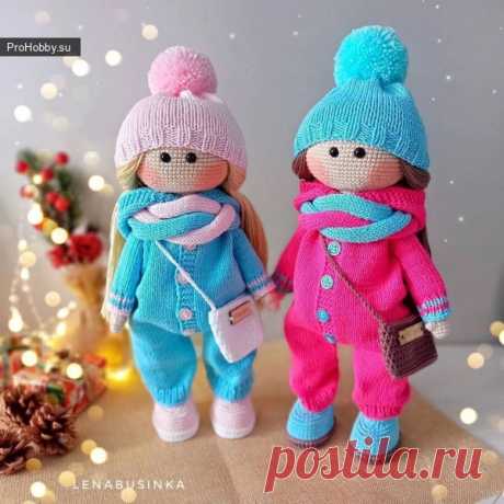 Комбинезон для куклы / Вязание игрушек / ProHobby.su | Вязание игрушек спицами и крючком для начинающих, мастер классы, схемы вязания