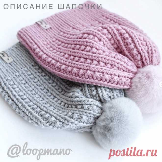 Описание детской шапки с интересным узором Нам понадобятся на размер 50-54 см 2 мотка пряжи 50/125 ( вяжу в 2 нити), круговые спицы 4 и 5, носочные спицы 5.На круговые спицы номер 4 набрать необходимое количество петель ( в зависимости от размера , пряжи , номера спиц и плотности вязания ). Оно (кто-во петель) должно быть кратно 4...
