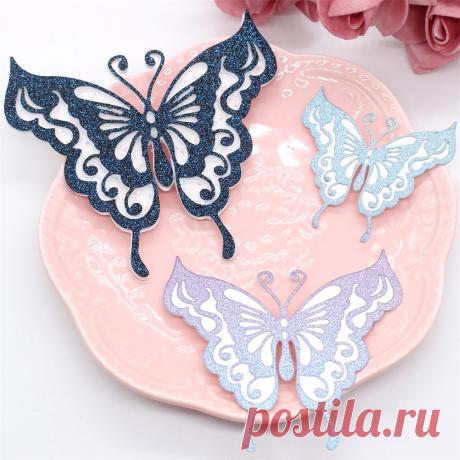 YPP ремесло Многослойные Бабочки металлические режущие трафареты для DIY скрапбукинга декоративное тиснение DIY бумажные карты | АлиЭкспресс