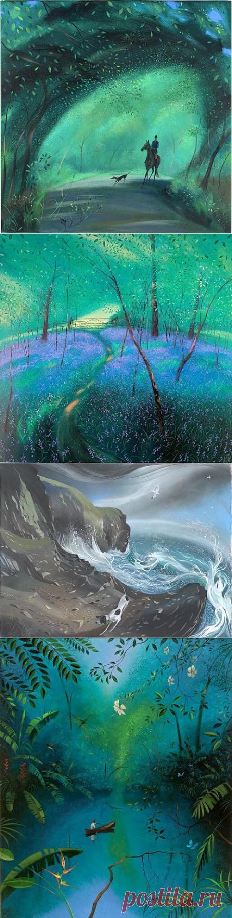 Английские художники. Живопись Nicholas Hely Hutchinson. Волшебные картины