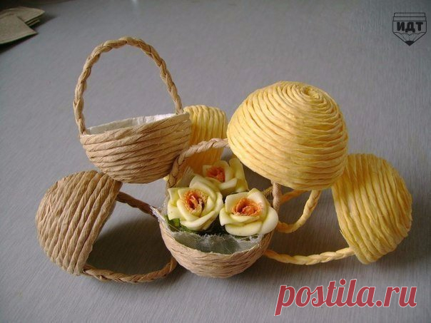 Очень красивые мини-корзиночки! Легко и просто — Планета и человек