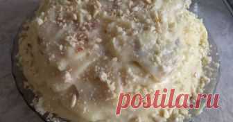 Вкусный торт без выпечки Автор рецепта Виктория Ренье Вкусный торт без выпечки - пошаговый рецепт с фото. #марафон