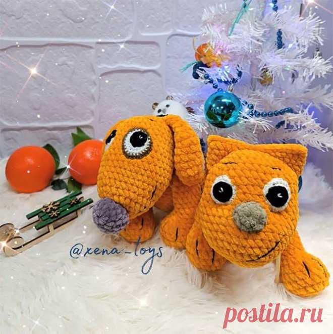 КотоПёс крючком. Амигуруми схемы и описания. Автор: Ксения Ворогуля | IRINELY.ART