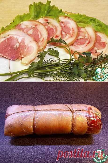 Ветчинный рулет из рульки - очень бюджетно и очень вкусно!