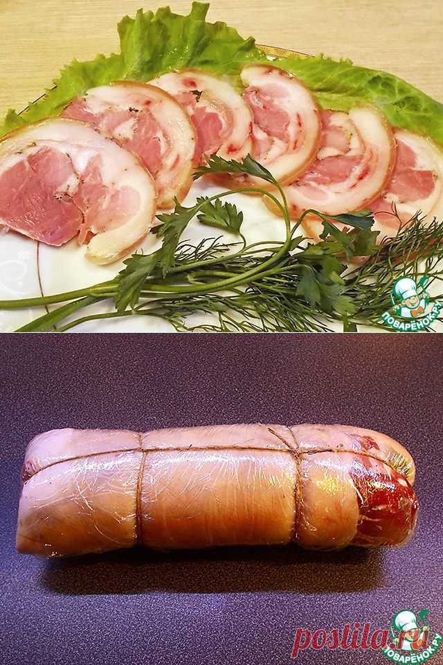 Ветчинный рулет из рульки - очень бюджетно и очень вкусно!