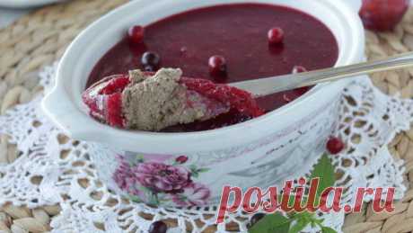 Давайте приготовим паштет куриный со сливово-клюквенным желе