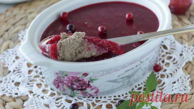 Давайте приготовим паштет куриный со сливово-клюквенным желе