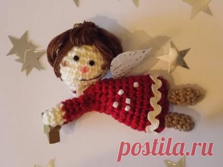 DIY Häkeln Engel Schutzengel Gratisanleitung - YouTube