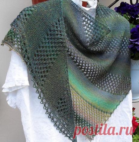 ассиметричная шаль Bosc Pear