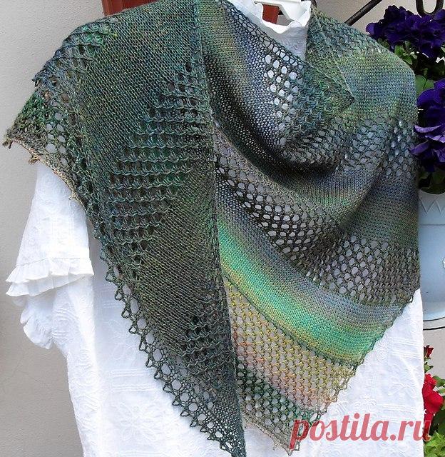 ассиметричная шаль Bosc Pear