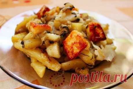 Сабджи с картофелем капустой и паниром