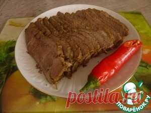Пастрома из говядины домашняя - кулинарный рецепт