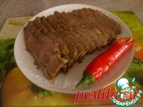 Пастрома из говядины домашняя - кулинарный рецепт