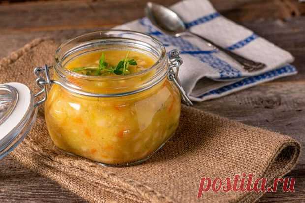 Рисовый суп на зиму в банках — Домашняя кулинария