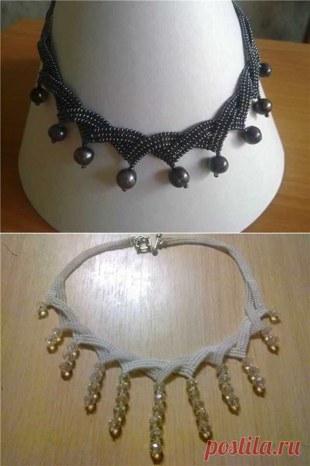 Колье капельки