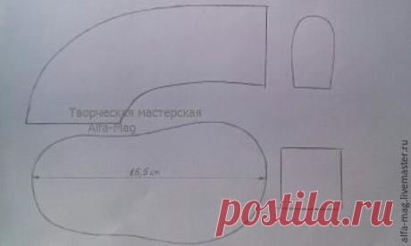 Шьем детские тапочки. Выкройки