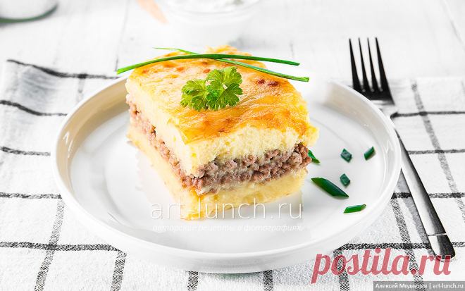 Картофельная запеканка с фаршем пошаговый рецепт с фото