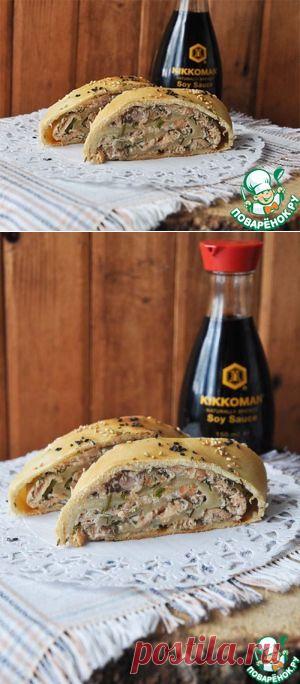 Рулет с лососем "А-ля штрудель" - кулинарный рецепт