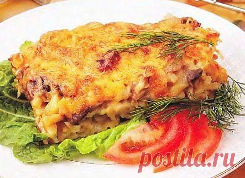 Картофельная запеканка с рыбой