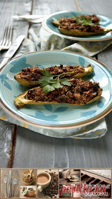 Кулинарные зарисовки: Кабачки с пшенной начинкой