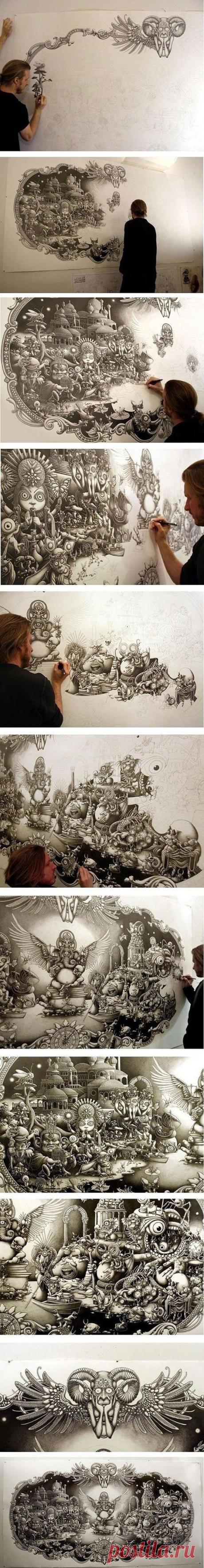 Amazing pencil art…
