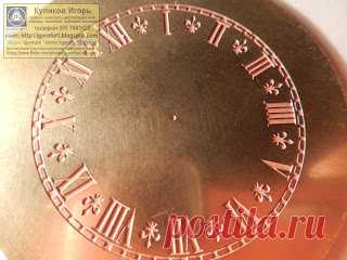 Куликов Игорь. Живопись графика офорт. Kulikov Igor painting drawing etching : Травление латунных циферблатов