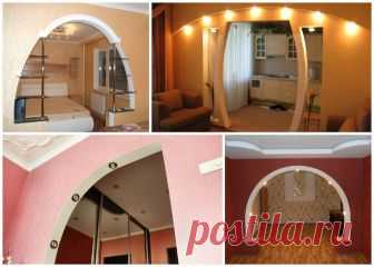 Арка из гипсокартона своими руками
Арка является хорошим способом расширить пространство в вашем доме. Избавится от дверей и расширить дверной проем — это хорошая перспектива для малогабаритных квартир. А если учесть, что это и современно, то получается отличный выбор.