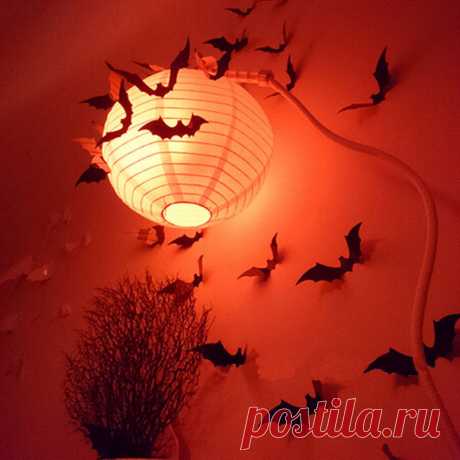 Современные 12шт Bat DIY Bat 3D ПВХ Art Термоаппликации домашний декор настенной росписи стены наклейки Хэллоуин Декор – продажа товаров по низким ценам, в каталоге товаров из Китая. Бесплатная доставка и большой выбор.