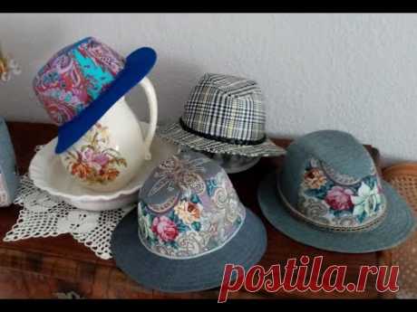 DIY🔴Шляпа  своими руками🎩Шить можно из всего🌸Werbevideo