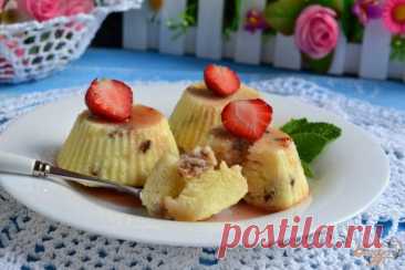 Пудинг из творога в микроволновке Потрясающе вкусный, нежный и легкий пудинг из творога – удивительное по своей простоте и пользе блюдо.Ингредиенты:&nbsp;творог 200г&nbsp;&nbsp;крупа манная 2г&nbsp;&nbsp;яйцо 2шт&nbsp;&nbsp;сахар 2ст.л.&nbsp;&nbsp;Сахар ванильный 10г&nbsp;&nbsp;изюм 100г&nbsp;Приготовление:1.Первым делом,...