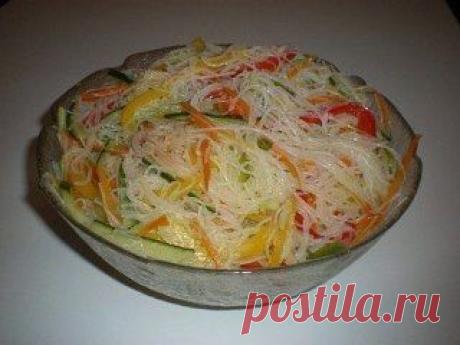 Салат "Фунчоза с овощами"