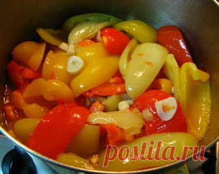 Вкусные рецепты: Перец маринованный половинками за 15 мин