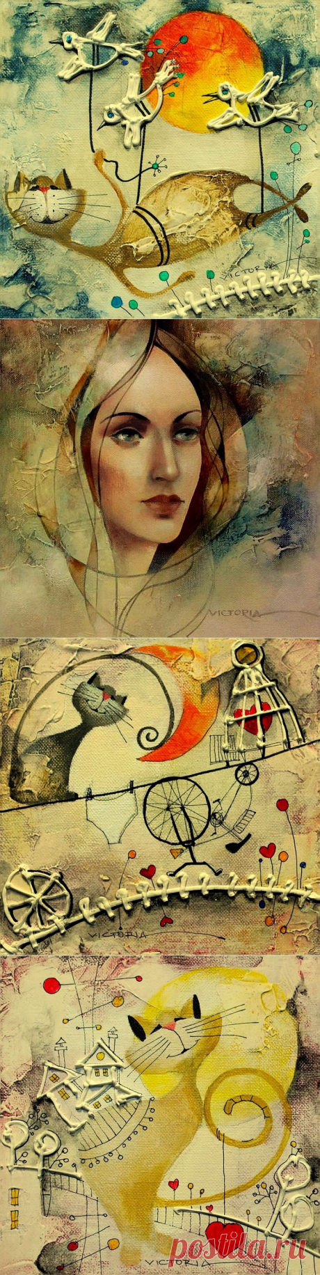 Потомки загадочной расы.... Художник Victoria Stoyanova