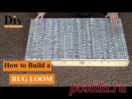 How to Build a Rug Weaving Loom |  Rug Weaving 101 | Homemade Rug Loom