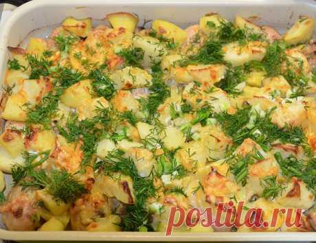 Запеченное куриное филе с картофелем - Кулинарный блог - Блоги - Потому что это Я!