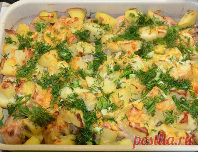 Запеченное куриное филе с картофелем - Кулинарный блог - Блоги - Потому что это Я!