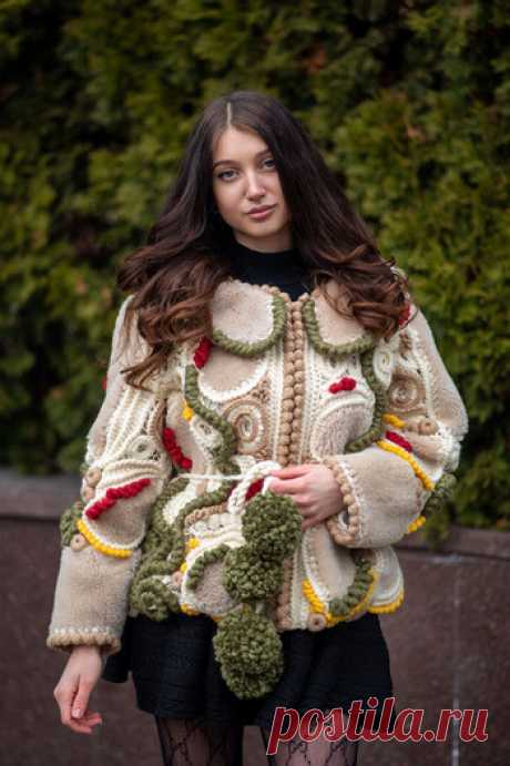 схемы вязаного жакета
