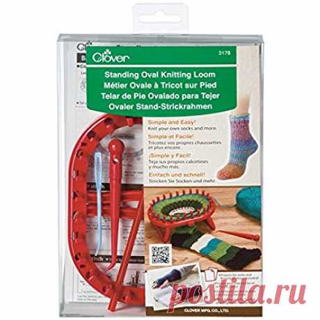 Amazon.com: Clover Standing Oval Knitting Loom, One Size