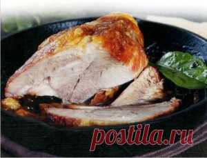 Свинина запечённая с яблоками рецепт приготовления