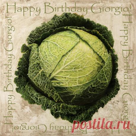 Buon Compleanno Giorgio Painting by Guido Borelli