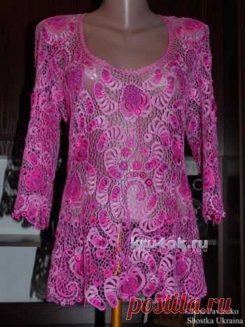 Схемы вязания летних кофточек крючком. Легкие, ажурные летние кофточки с описанием. - страница 3