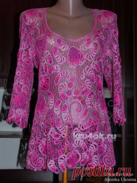 Схемы вязания летних кофточек крючком. Легкие, ажурные летние кофточки с описанием. - страница 3